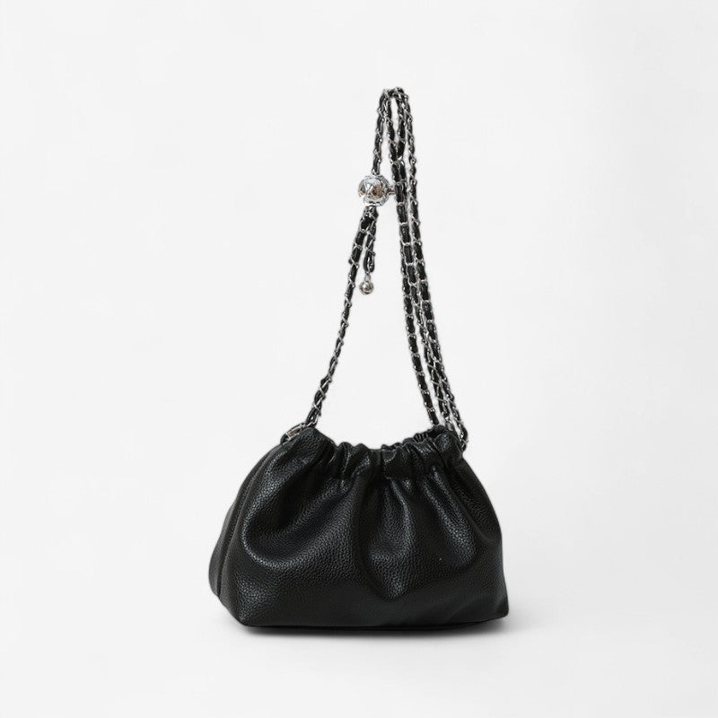 Sac à main Bandoulière en Cuir avec Chaîne Or - PanierRoyale