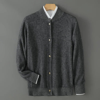 Cardigan Femme Tricot Doux à Boutons