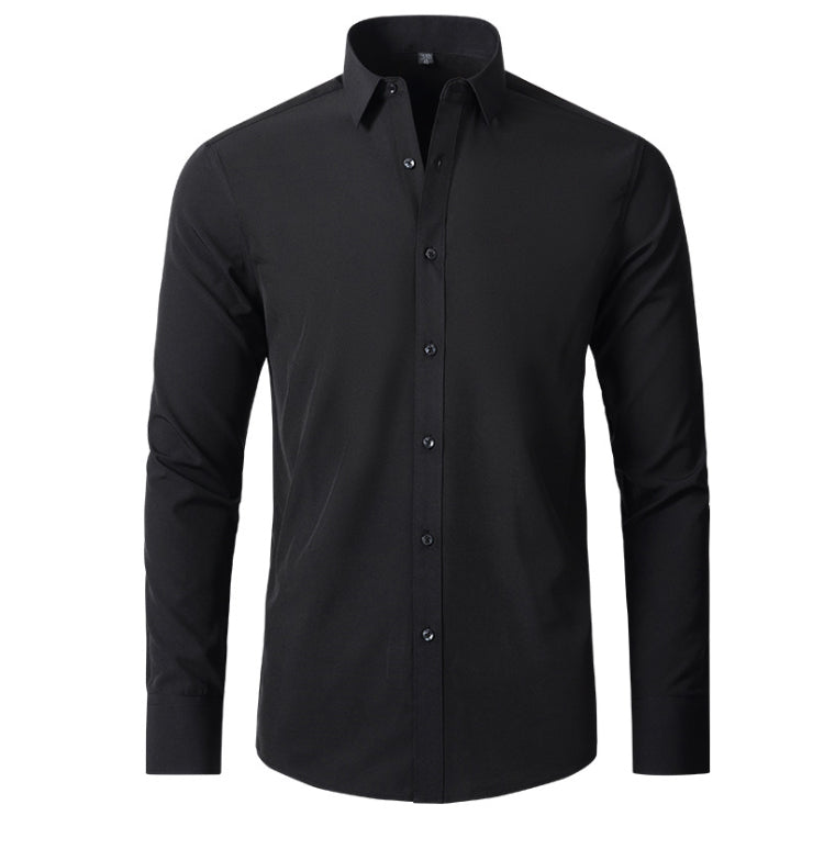 Chemise Homme Stretch Coupe Ajustée Confort Flexible - PanierRoyale