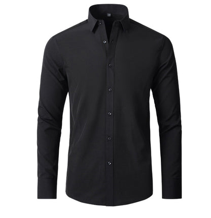 Chemise Homme Stretch Coupe Ajustée Confort Flexible - PanierRoyale