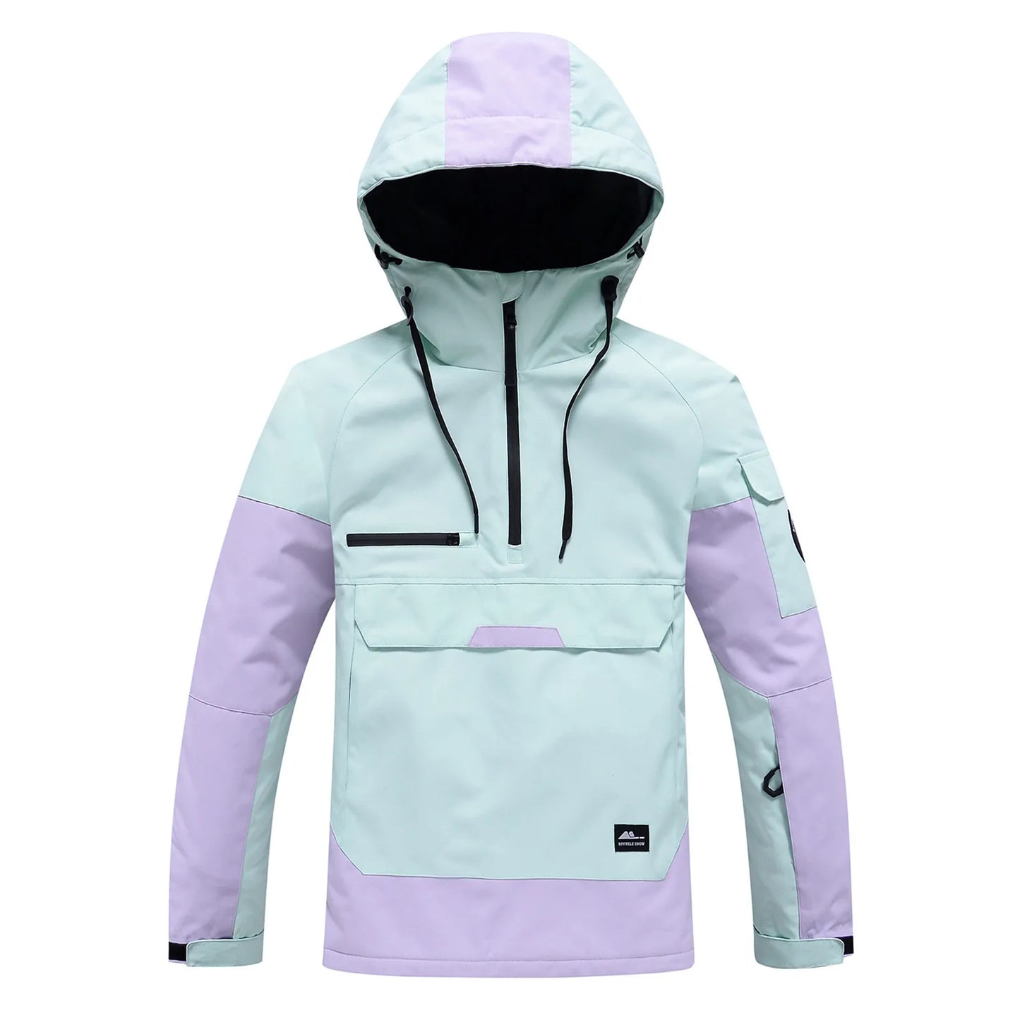 Veste de ski Unisexe Imperméable Coupe-vent avec Capuche Moderne