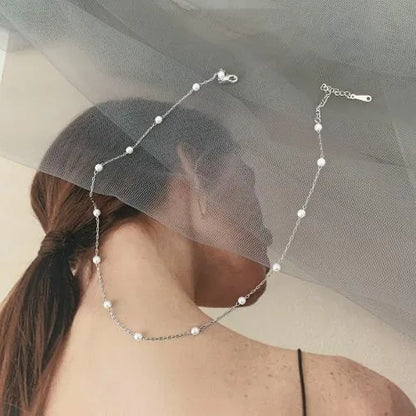 Collier Cœur en Or avec Perles Fines et Raffiné