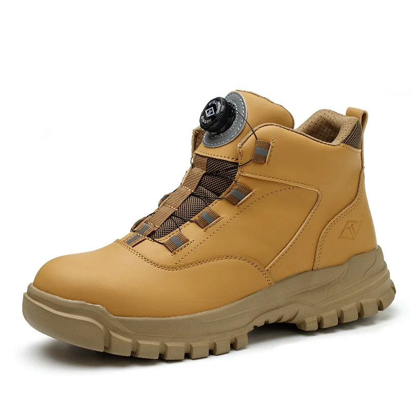 Chaussures de sécurité avec semelle antidérapante et pointe acier renforcée