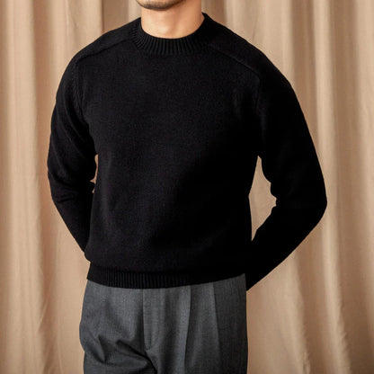 Pull Homme Hiver Chaud en Col Rond