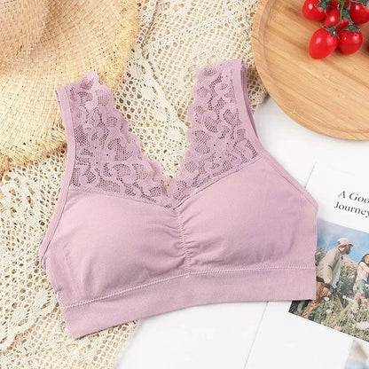 Soutien-gorge Femme Dentelle Sans Armature Confort Léger