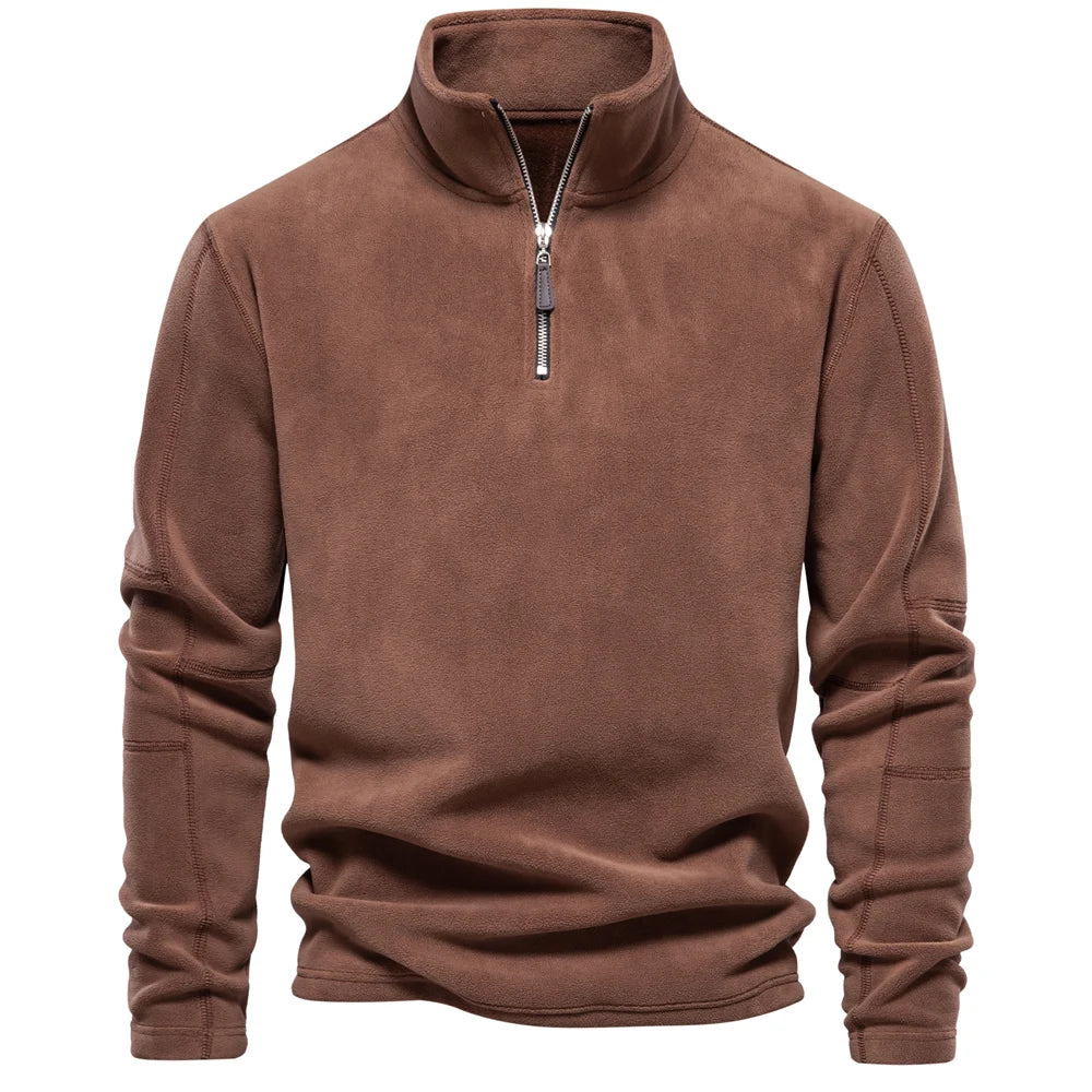 Pull à Capuchon Fleece Doux et Chaud pour Homme