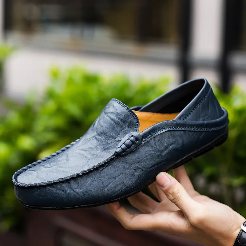 Mocassins Homme Cuir Italien Authentique