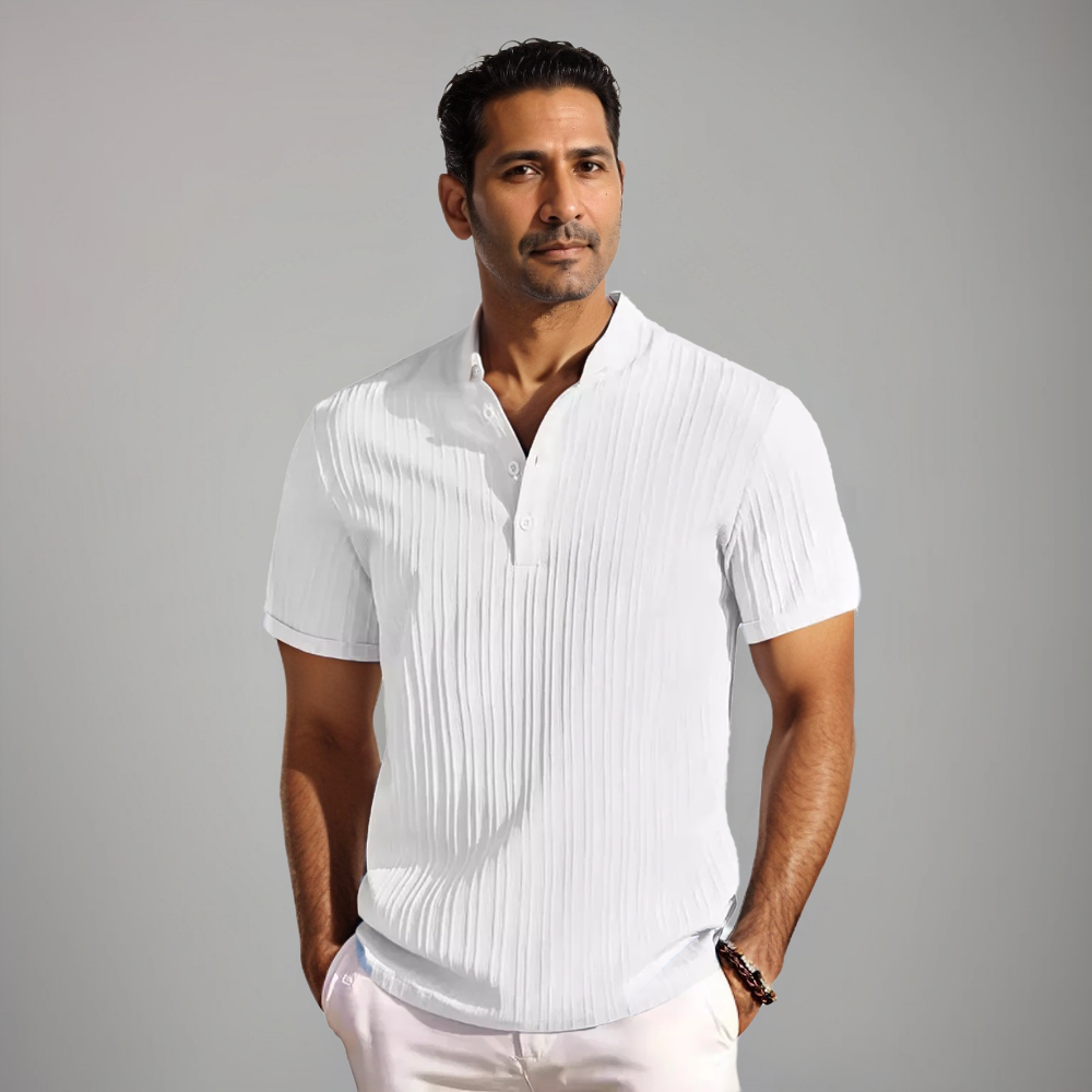 Polo Homme Classique Coton Blanc - BerlinGlamour