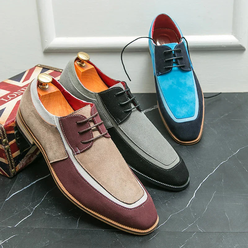 Chaussures Homme Cuir Velours Élégantes