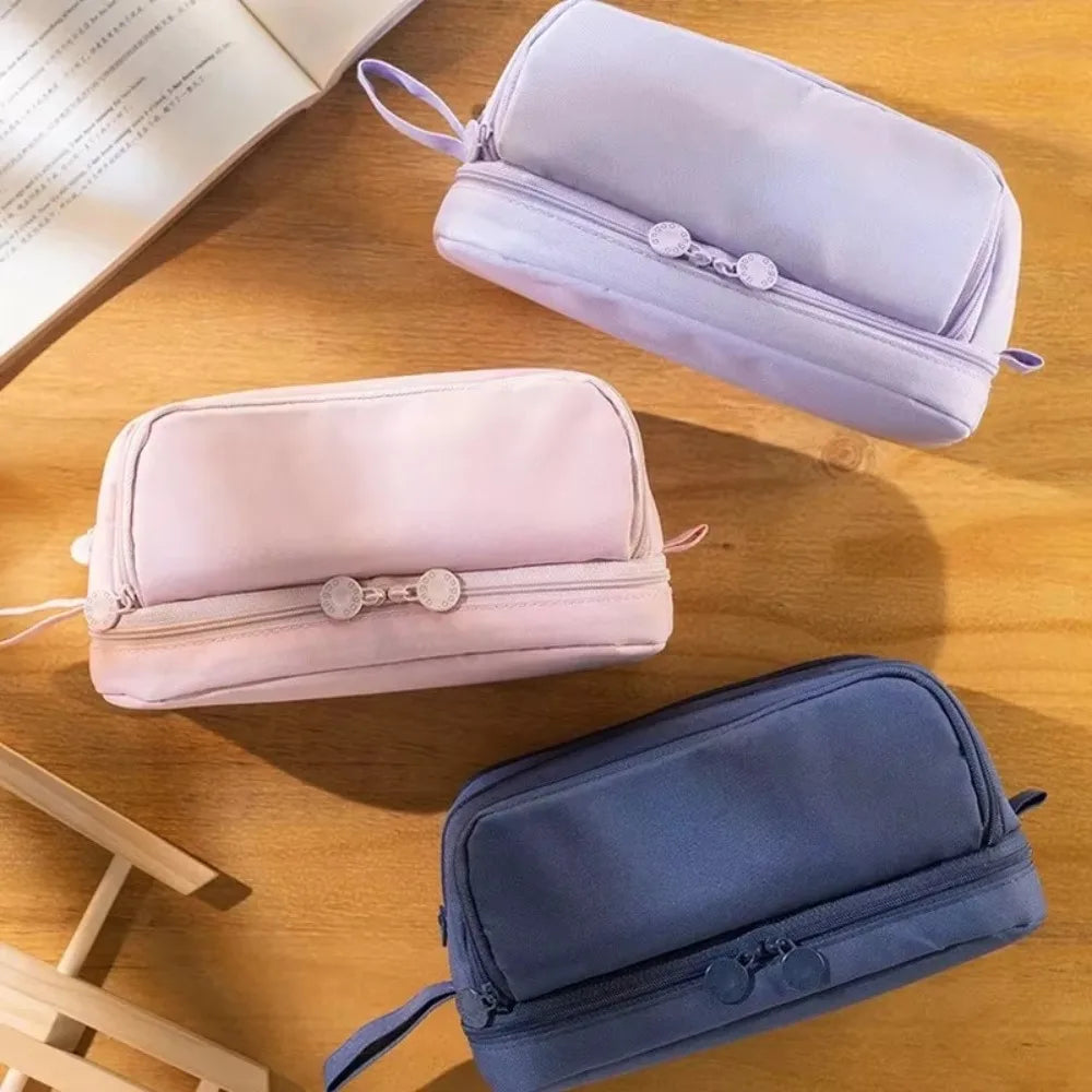 Trousse Scolaire Grande Capacité Compartiments Multiples Unisexe