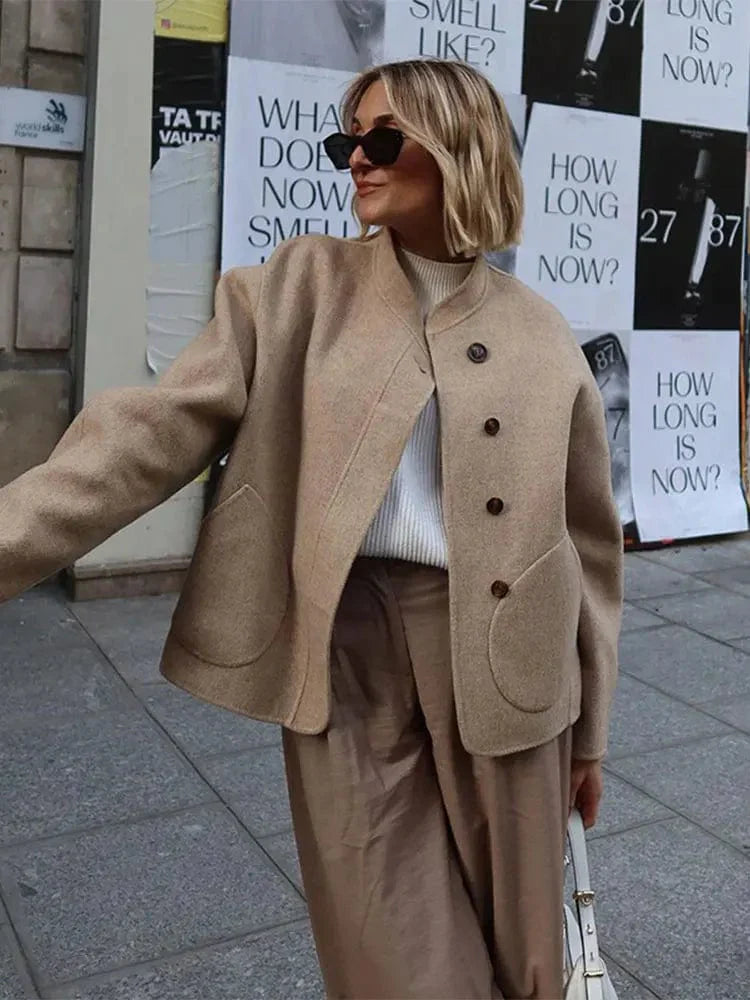 Vestement | Parka Femme Grande Taille à Fermeture Asymétrique et Poches Volumineuses - BerlinGlamour