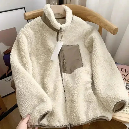 Manteau Hiver Féminin Confort avec Capuchon et Poches