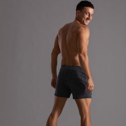 Shorts rayés homme confortable et léger