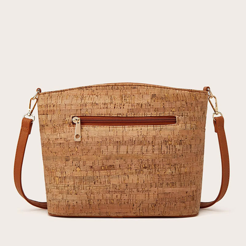 Sac à main cuir bandoulière femme élégant avec fermeture éclair - PanierRoyale