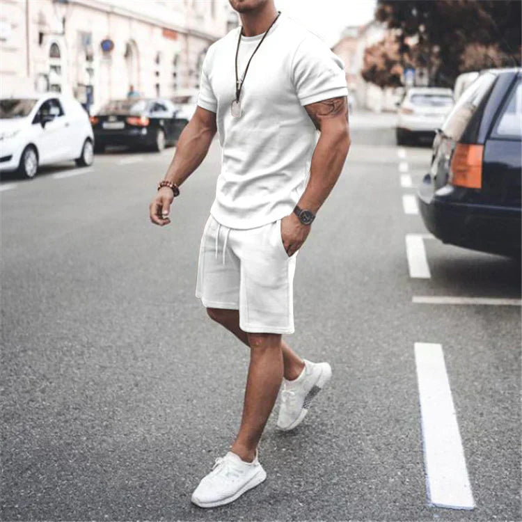 Chemise Homme Décontractée et Short Slim Été - PanierRoyale