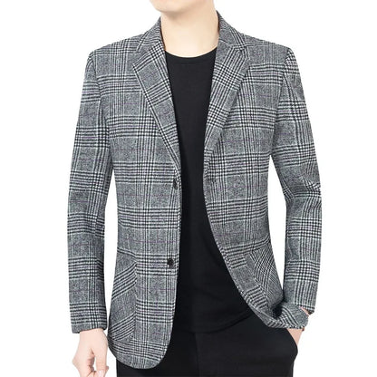 Blazer Homme Tweed Élégant Valentino