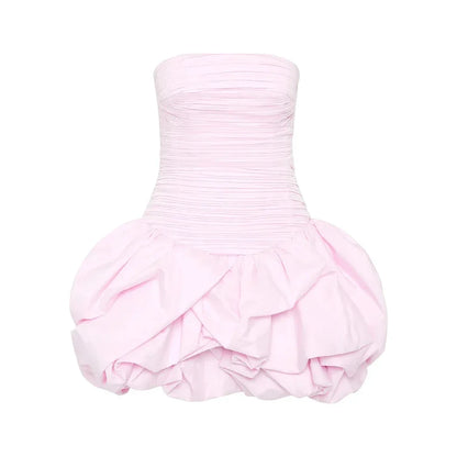 Robe sans manches fleuri pour femme avec jupe ample