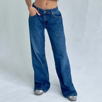 Jean Femme Large Vintage Blanc