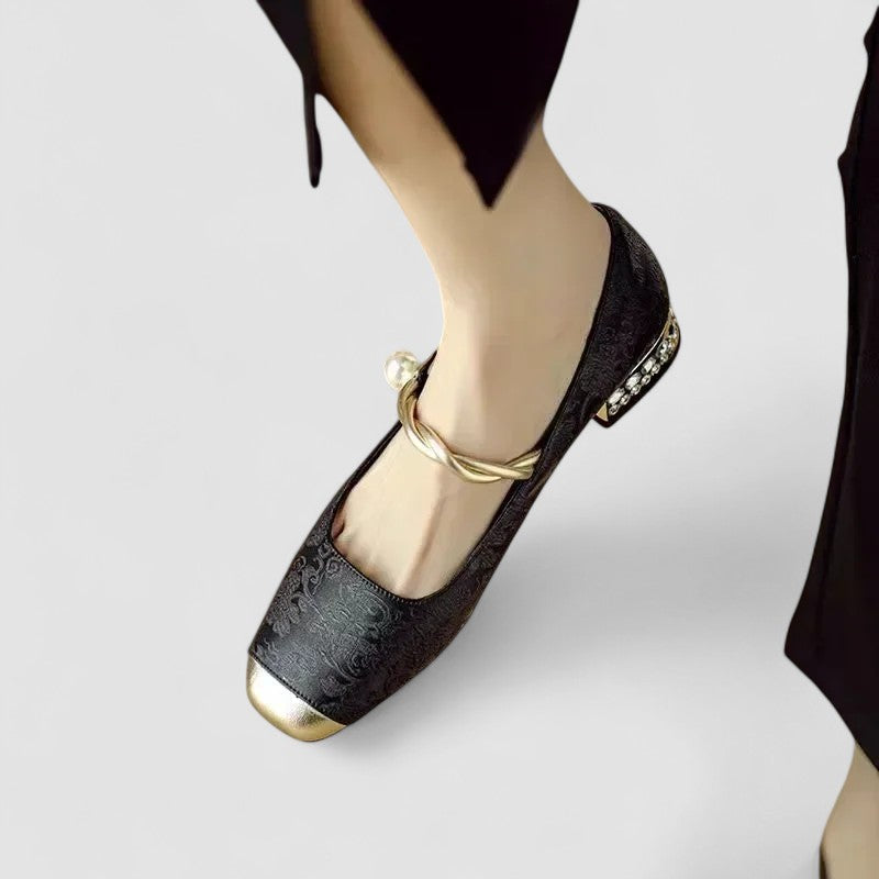 Chaussures Mary Jane Femmes à Talon Plat Confort