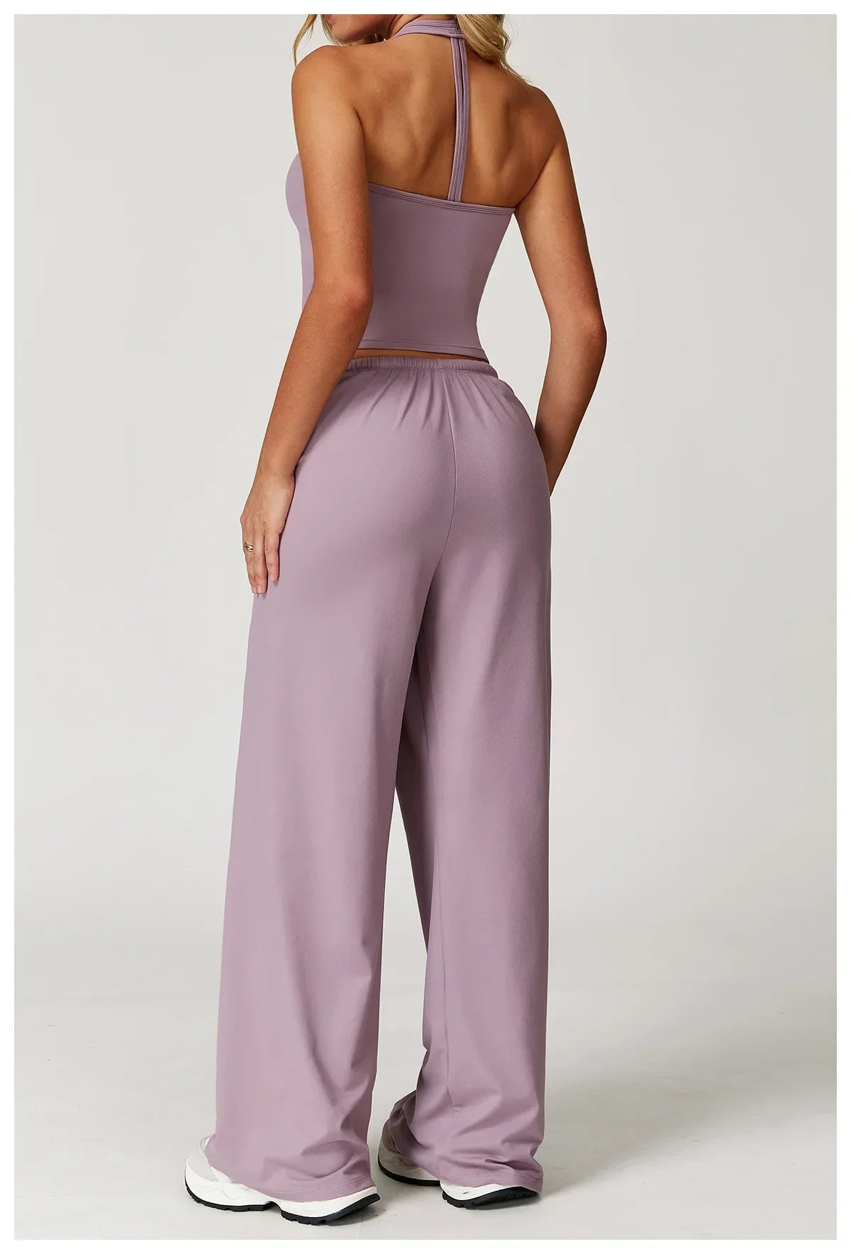 Ensemble Lounge Femme Décontracté Crop Top