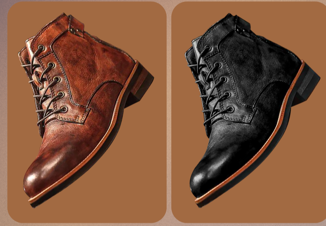 Bottines Cuir Classiques pour Homme
