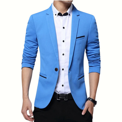 Blazer Homme Noir Classique Élégant