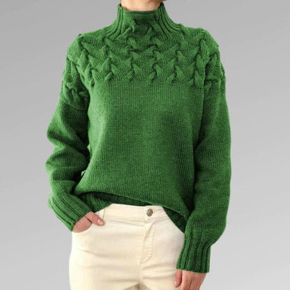 Pull Femme Hiver Chaud et Élégant Marine