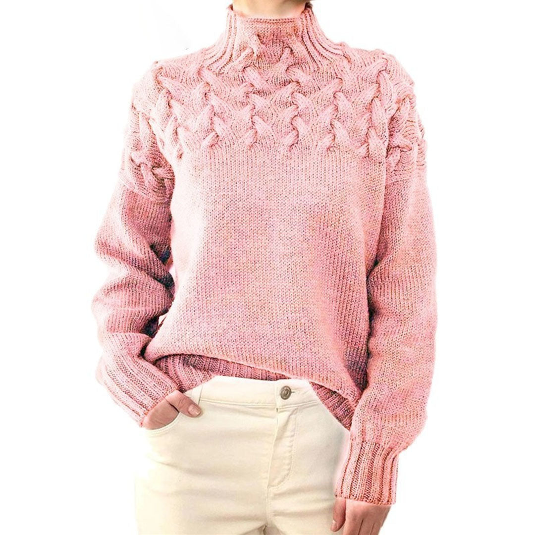 Pull Femme Hiver Chaud et Élégant Marine
