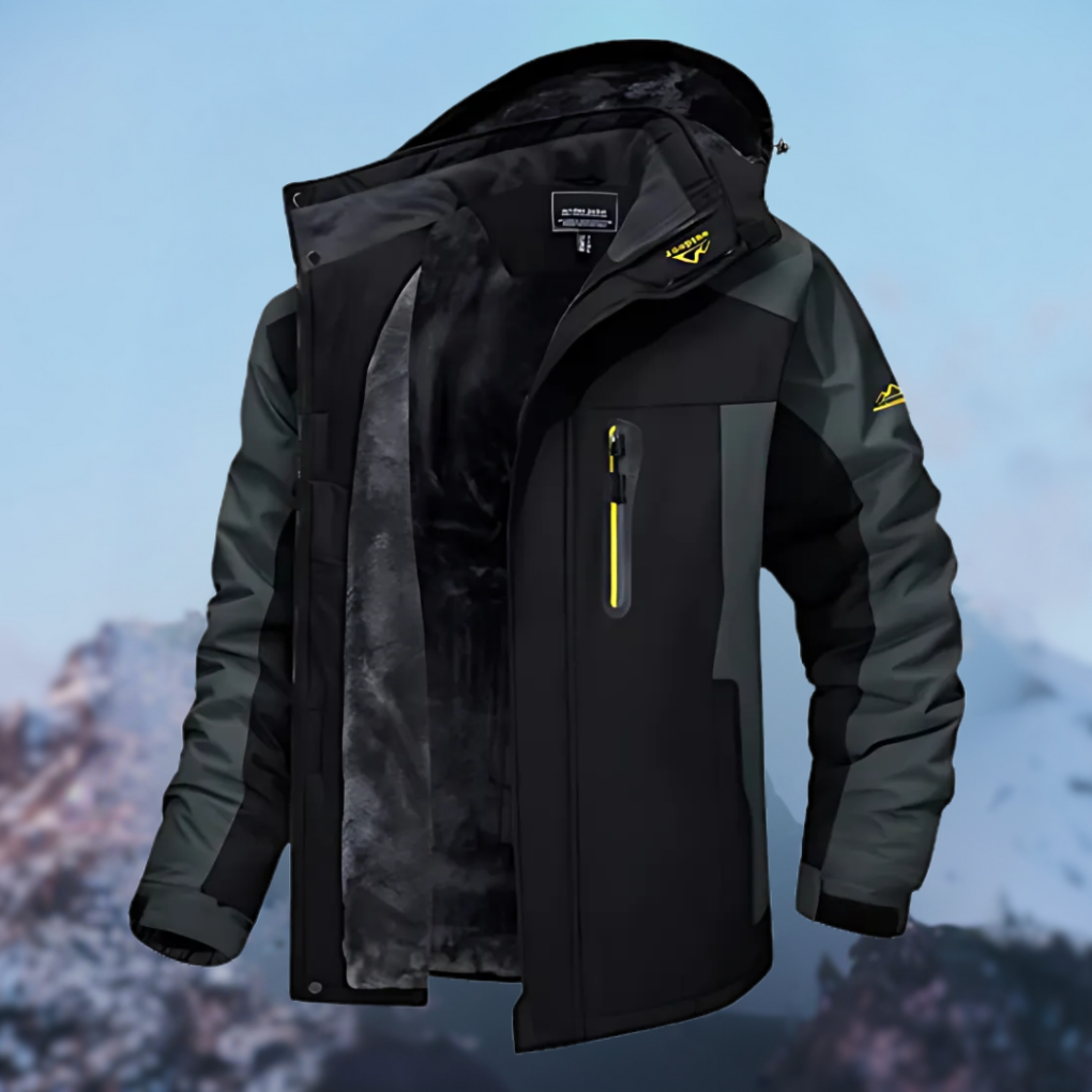 Veste Hiver Homme Zippée et Imperméable