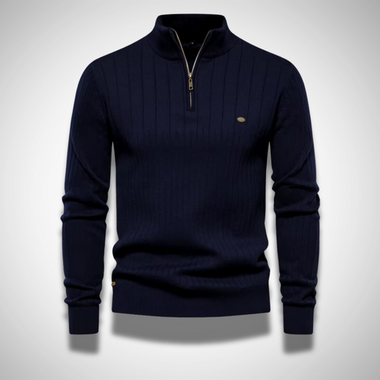 Pull Homme Hiver À Manches Longues et Col Montant Chaud - PanierRoyale