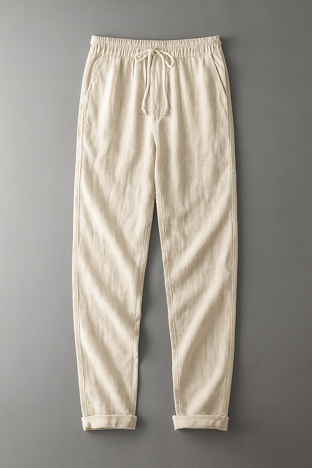Pantalon Lin Mélangé Homme Confortable - BerlinGlamour