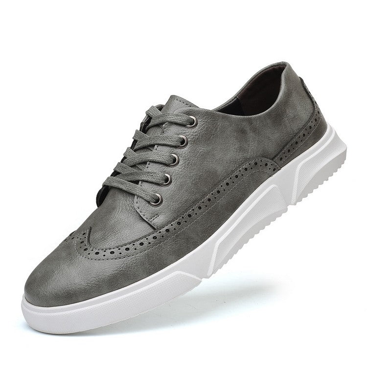 Baskets Cuir Homme Élégantes pour Tenue Décontractée Chic
