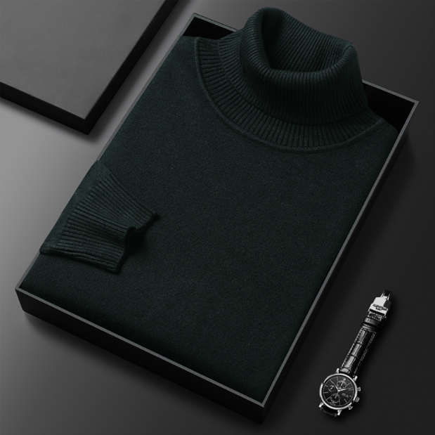 Pull Homme Col Roulé Décontracté Printemps