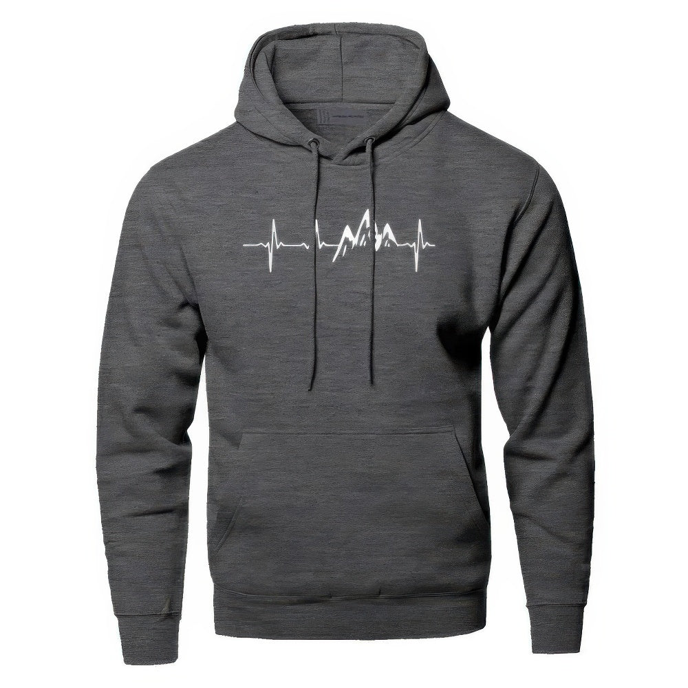 Sweat à Capuchon Graphique Homme Manches Longues - PanierRoyale