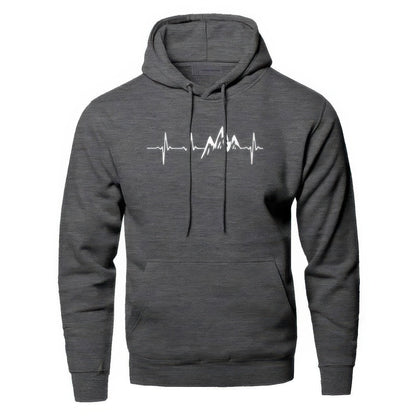 Sweat à Capuchon Graphique Homme Manches Longues - PanierRoyale
