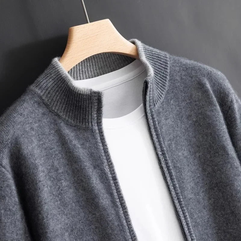 Blouson Homme Cashmere Élégant et Chaud
