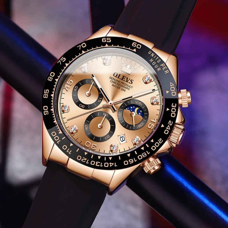 Montre Homme Élégante Acier Inoxydable