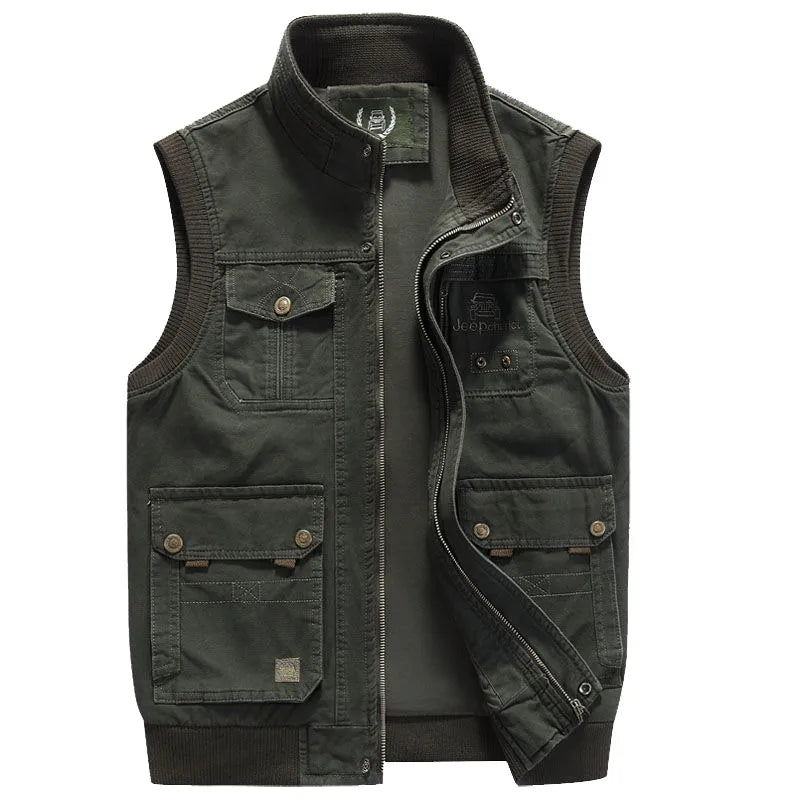 Gilet en Cuir Homme Élégant Courte Manche - PanierRoyale