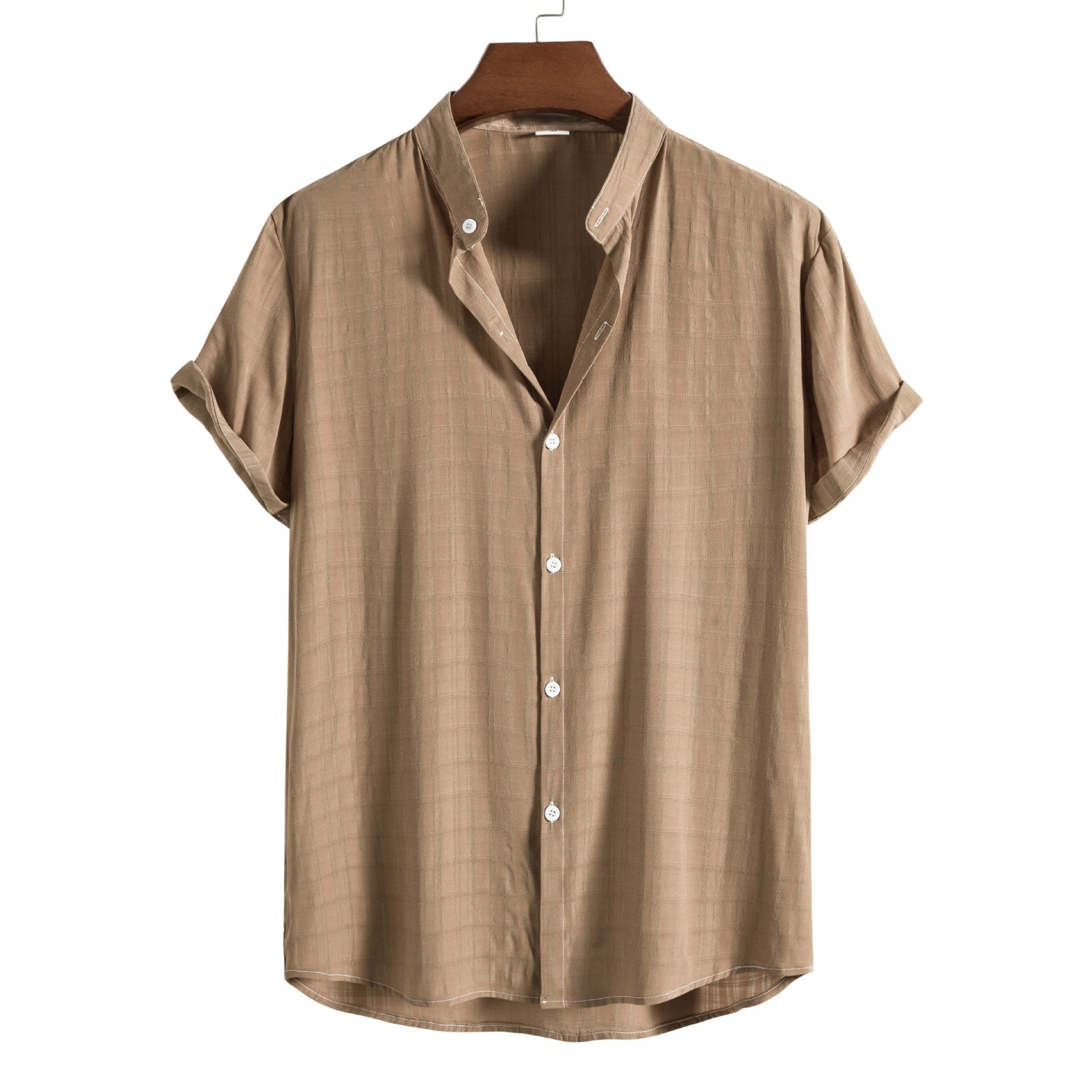 Chemise Homme Coton Élégant Blanc - BerlinGlamour