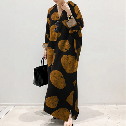 Robe Été Rayée Manches Courtes pour Femme