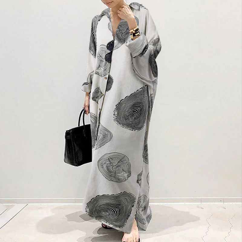 Robe Été Rayée Manches Courtes pour Femme