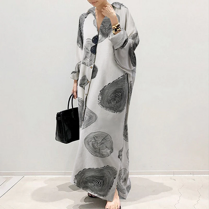 Robe Été Rayée Manches Courtes pour Femme