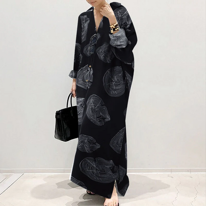 Robe Été Rayée Manches Courtes pour Femme