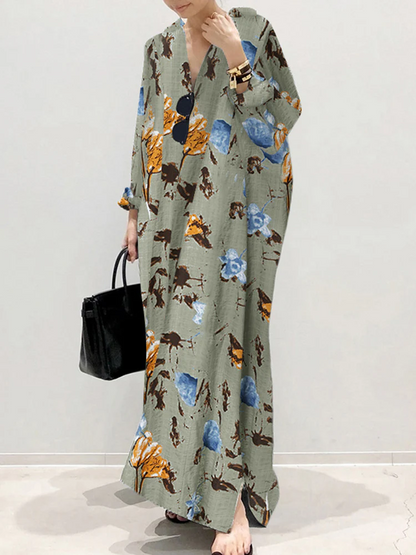 Robe Été Rayée Manches Courtes pour Femme