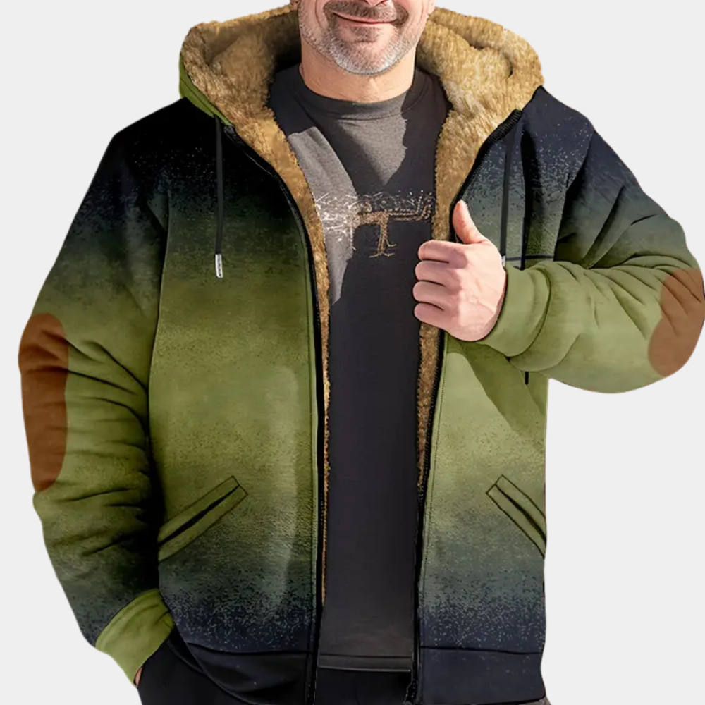 Veste Parka Hiver Homme avec Capuche et Fermeture Éclair Imperméable - PanierRoyale