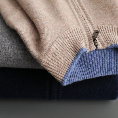 Blouson Homme Cashmere Élégant et Chaud