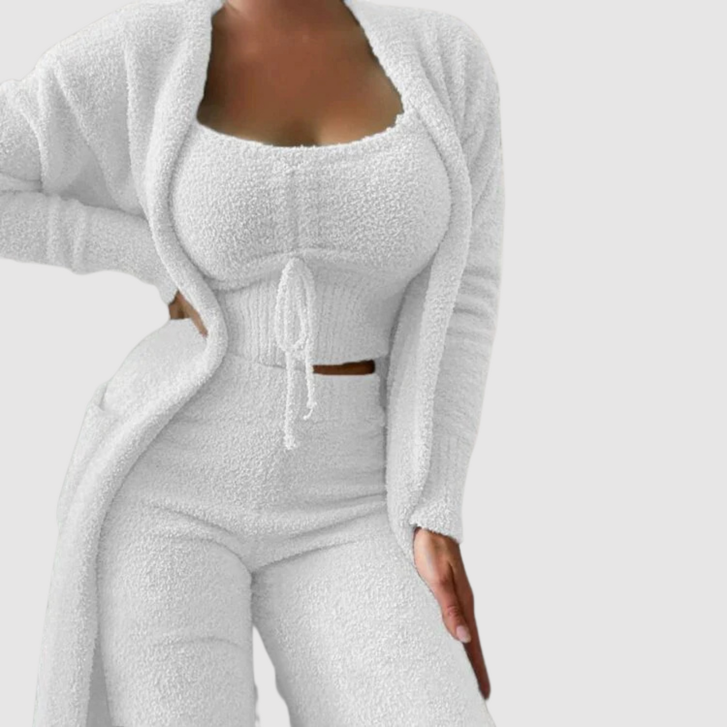 Ensemble Trois Pièces Féminin et Élégant pour Tous les Jours