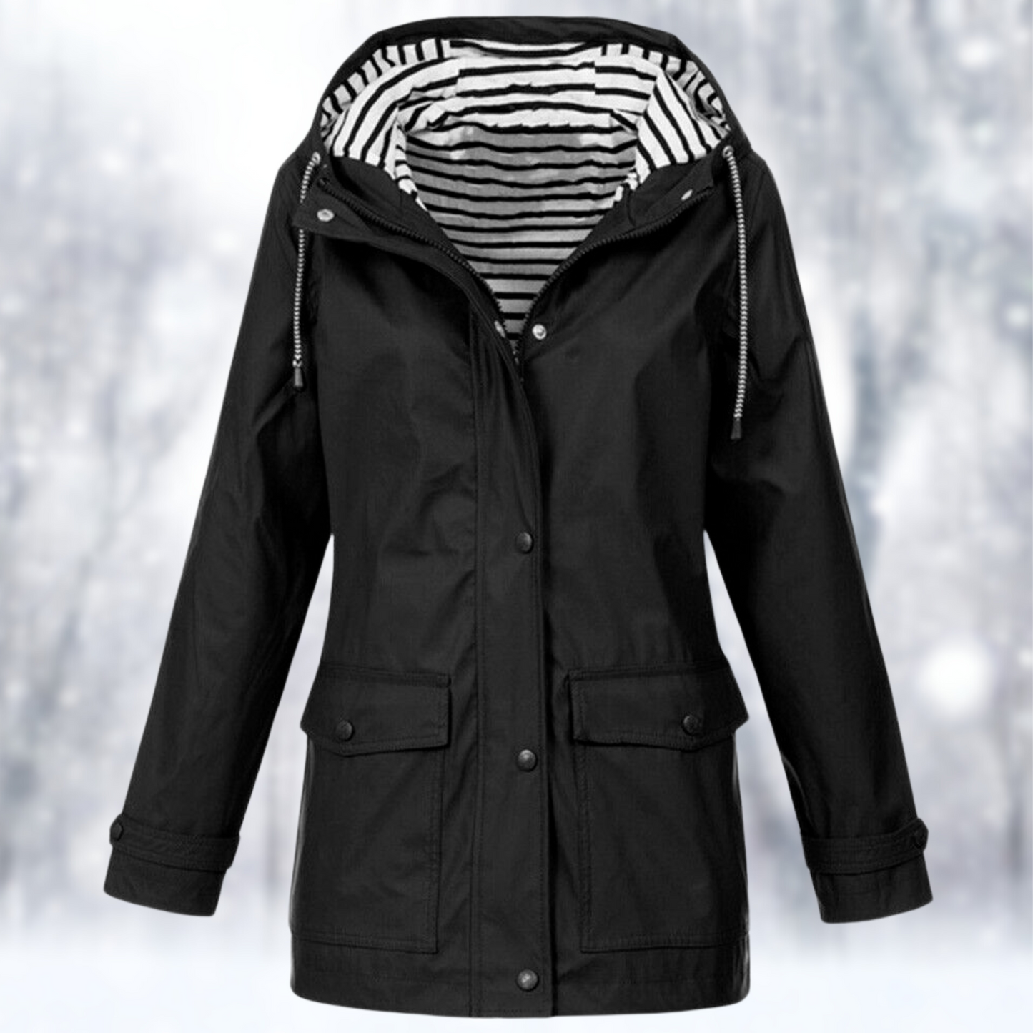 Veste Imperméable Femme Jaune Citron Legère et Étanche