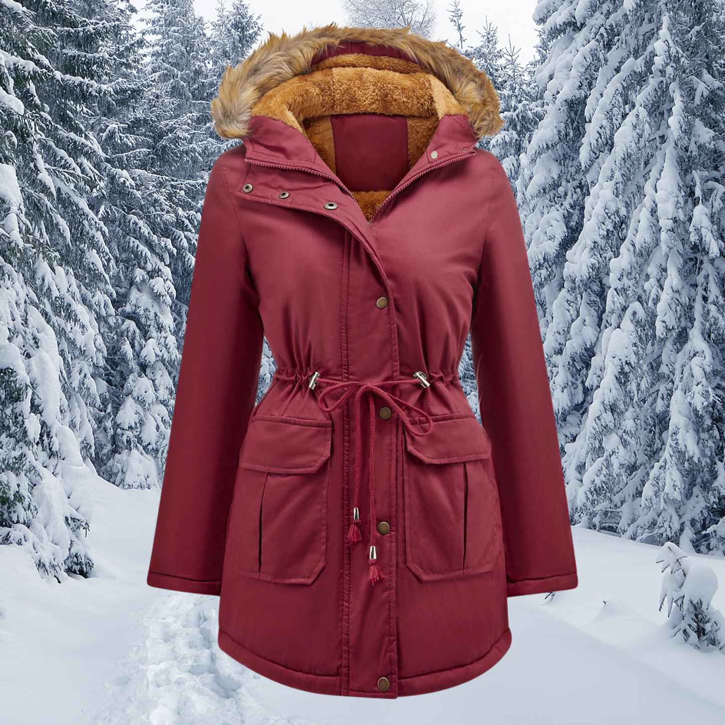 Veste Étanche Femme Capuche pour Randonnée