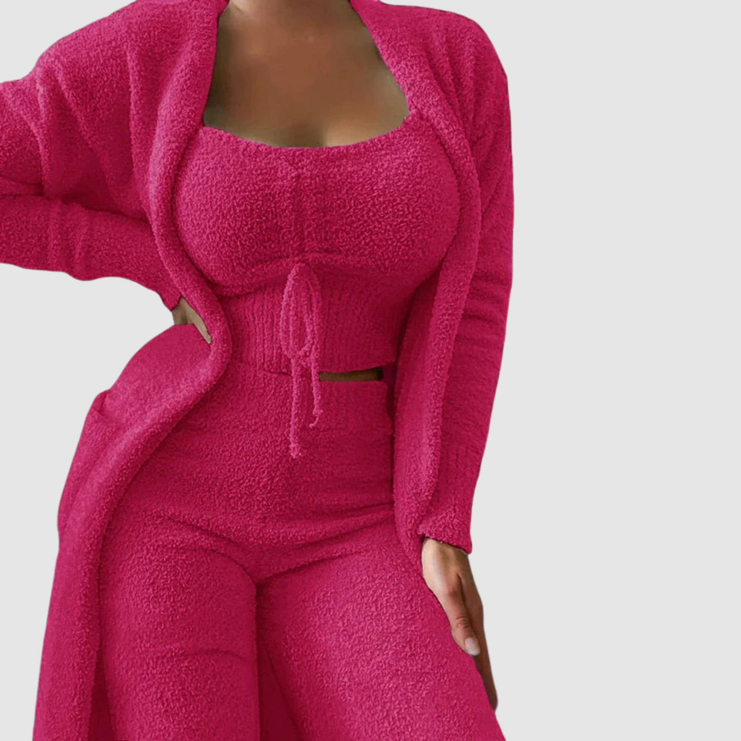Ensemble Trois Pièces Féminin et Élégant pour Tous les Jours